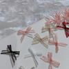 10Pcs Organza Ribbon Bow Nail Charms 3D Decoration Bows Knot  Korean Nail Parts Manicure Jewelry Kawaii Accessories