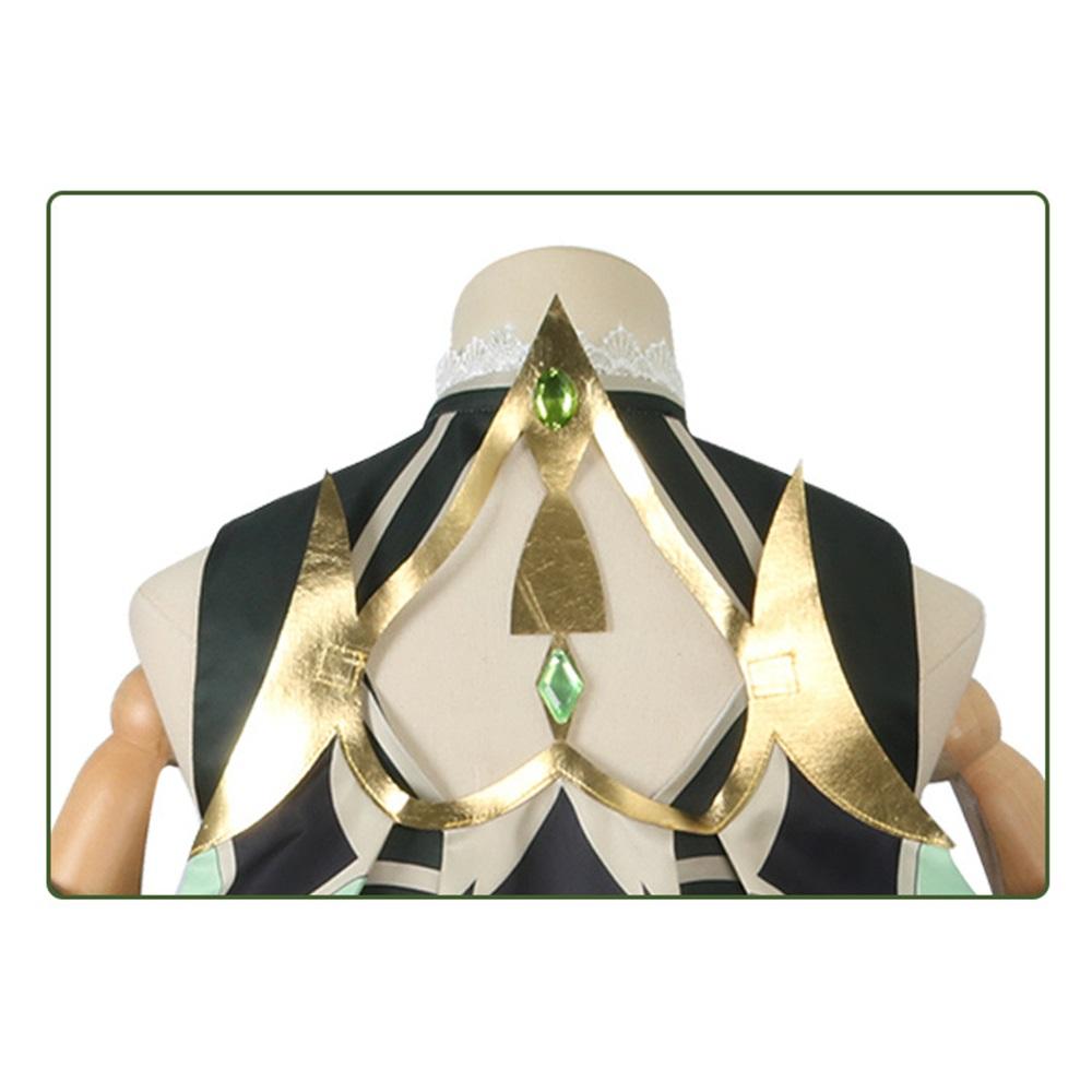 Nahida Cosplay Costume Lesser Lord Kusanali Full Set Dress Ears Wig Nahida outfits for Comic Con
