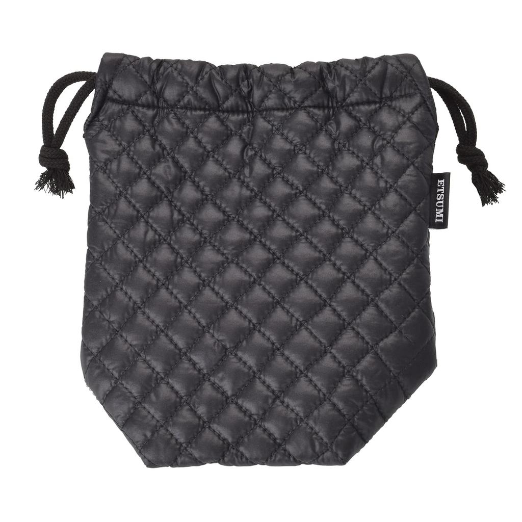 Etsumi Camera Case Lens Pouch S 170 X Black Quilted Made In Japan F2.8 115mm VE-5310