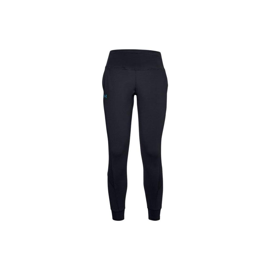 Under Armour Solid Color Breathable Training Pants Women Pants Black 1356217-001