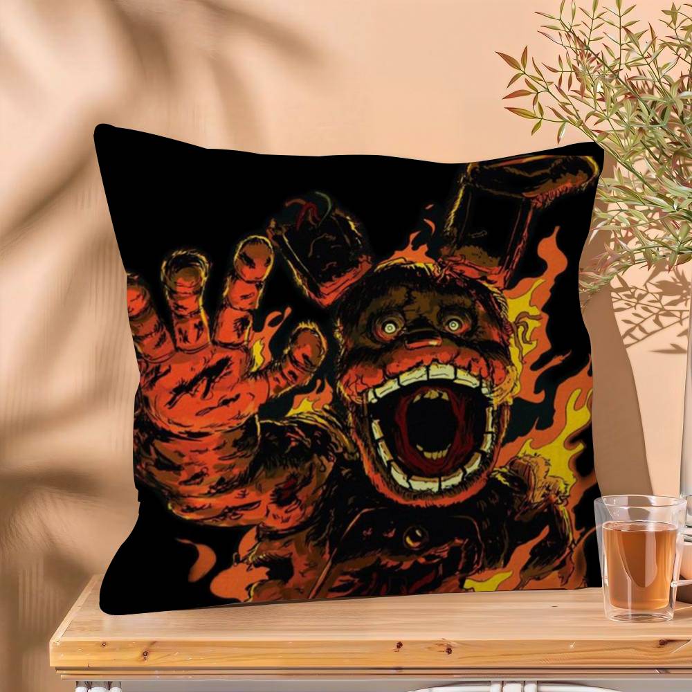 Fnaf Five-nights-At-Freddys Cushion Cover Pillowcase Upholstery Sofa Throw Pillow Home Decor Pillowcas