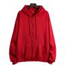 Ladies' Casual And Fashionable Solid Color Long Sleeved Hooded Warm Shirt Loose And Comfortable Hoodie
