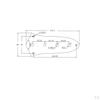 3 Band Control Circuit Plate for JB Bass Musical Instrument Parts