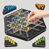 Neues Geometrisches Kettenpuzzle Dreieck Brettspiel Gummiband Training Interaktives Denkspielzeug