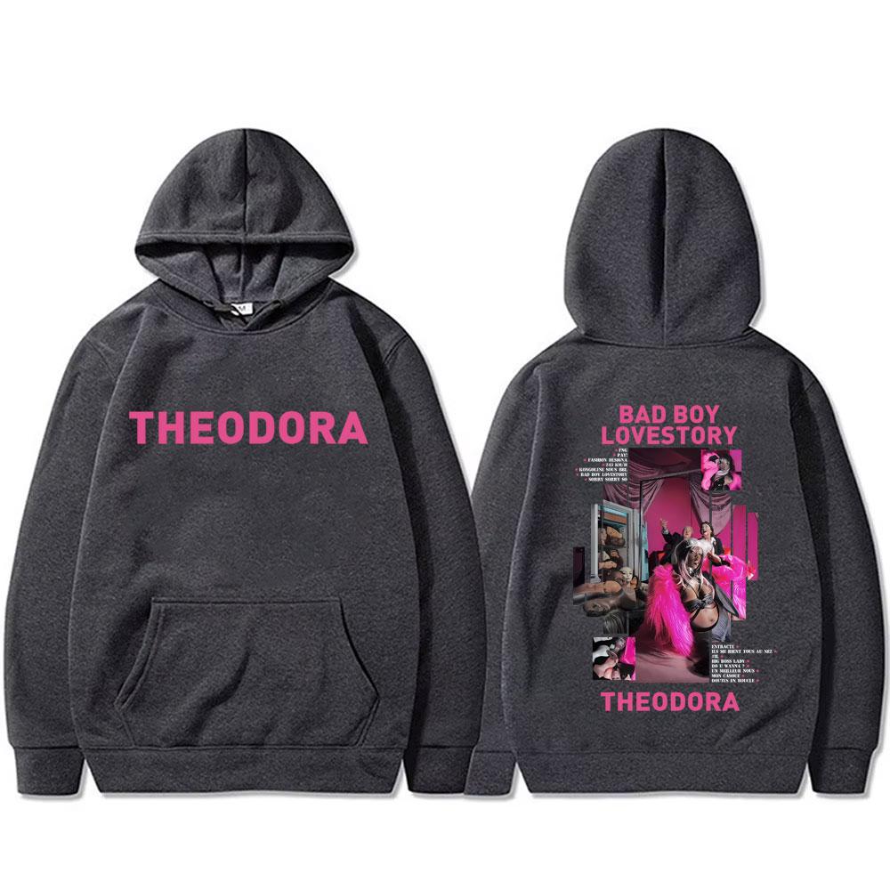 Rapper Theodora Mega Bbl Bad Boy Lovestory Hoodie Men Women Oversized Sweatshirt Men's Casual Vintage Pullover