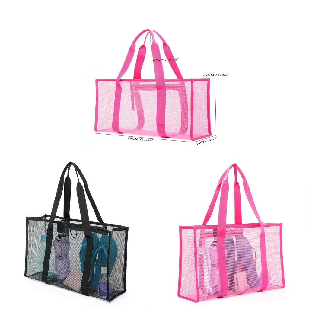 Minimalist Mesh Beach Bag For Swimming And Travel With Large Capacity For Casual Use