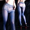 Women Lace Patchwork Pantyhose Panties 2 In 1 Stocking Tights Woman Oil Shiny High Waist Elastic Shaping Wear Pantyhsoe Fashion