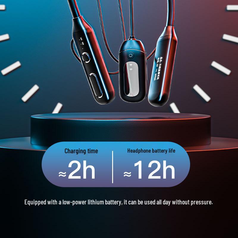 Wireless Monitoring Headphones: 2.4G, Pro-Grade Sound Card, Noise Reduction, Stereo Ear-Hook, 3.5mm Jack