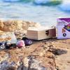 16 Large Natural Healing Crystals Set In Wooden Box - Tumbled, Rough & Raw Crystals, Including Selenite Tower, Black Tourmaline, Amethyst, Rose Quartz