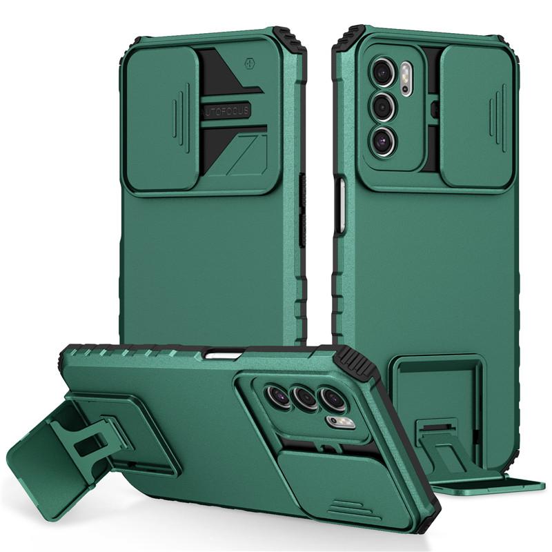Pro OPPO A15 A15S A16 A16S A16K A16E Pouzdro Robustní Armor Stojan Zadní Kryt Pro OPPO A52 A72 A53 A53S A54 A55 A36 A76 A95 A96