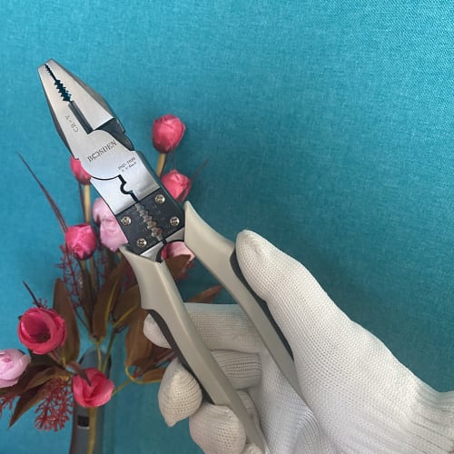 BOOSDEN Power Pliers, Heavy-Duty Pliers, Multi-Function, Eccentric, Electrician's Tool, 220mm