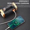 High Power Rechargeable LED Flashlight Multifunctional Portable Light with Side Light Waterproof Multiple Lighting Modes