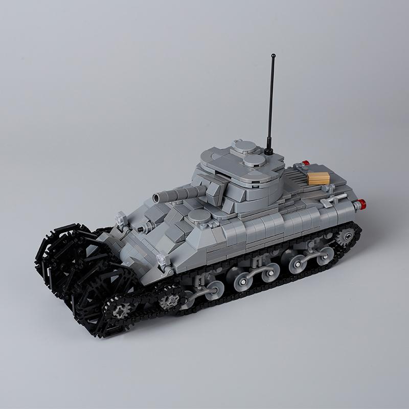 WW2 Military US M4 Sherman Tank Building Blocks M26 Pershing Army Soldier Figures Weapon War Scene Model MOC Bricks Boy Toy Gift