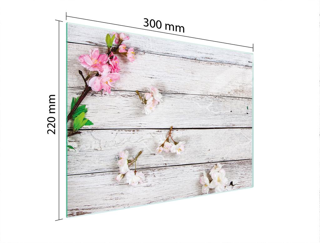 TABLA DE CORTAR DE VIDRIO 30x22 MADERA