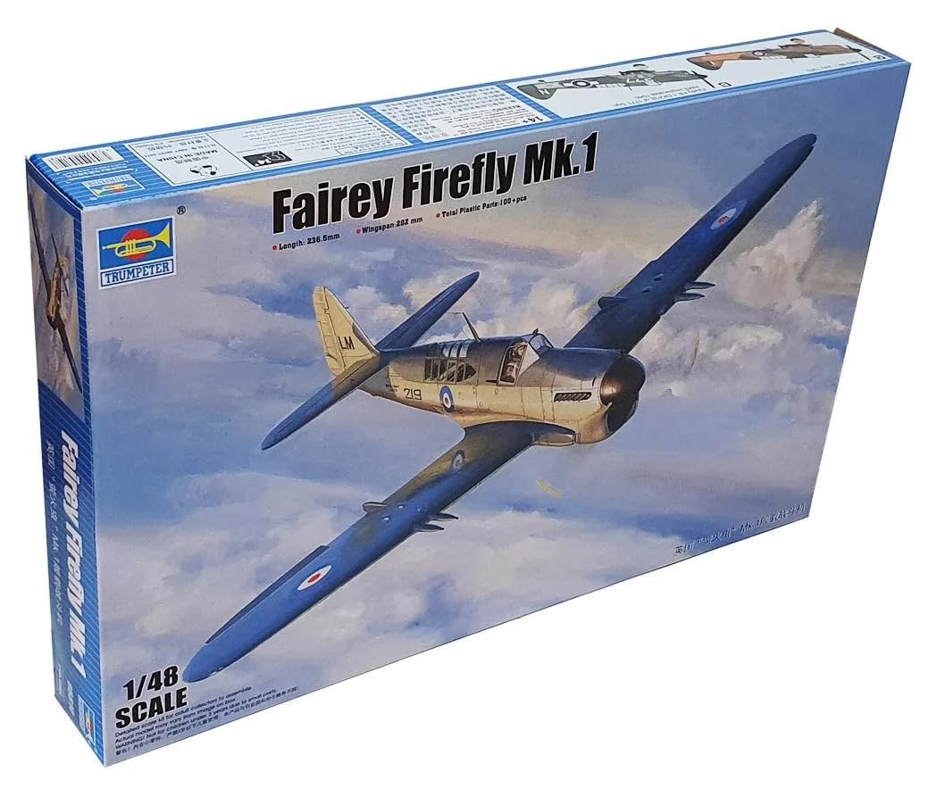 

Trumpeter Королевский флот Fairey Firefly Пластиковая модель 05810 1/48 Mk.1