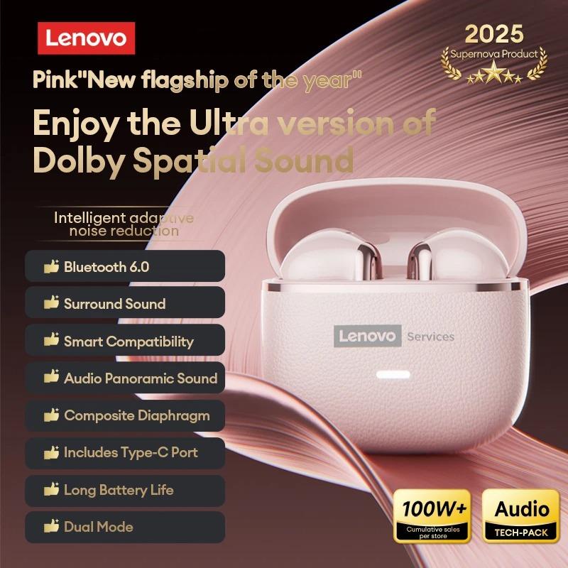 Original Lenovo LE230 Wireless Earphones Bluetooth 6.0 In Ear Earbuds Stereo Sport ENC Call Noise Reduction TWS Headphone Waterproof Mic Earbuds