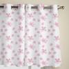Pink Watercolor Cherry Blossom Window Curtains for Living Room Luxury Bedroom Curtain Kitchen Blinds Drapes Curtains