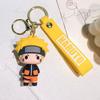 Naruto Anime Keychain Pendant Cartoon Naruto Kakashi Uchiha Itachi Key Chain Backpack Bag Car Keyring Prop Gift