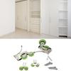 Nylon Wardrobe Rollers Sliding Door Rollers Cabinet Door Gliders set for Smooth & Quiet  Door Operate In Homes Or Office