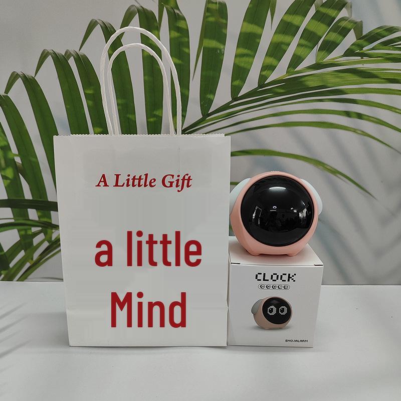 Children's LED Pixel Alarm Clock with Smart Night Light and Snooze Function for Students