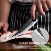 Stainless Steel Boning Knife w/Knife Sheath Fruit Knife Handmade Forged Knife Peeling Knife Fruit Vegetable Fish Meat Cleaver