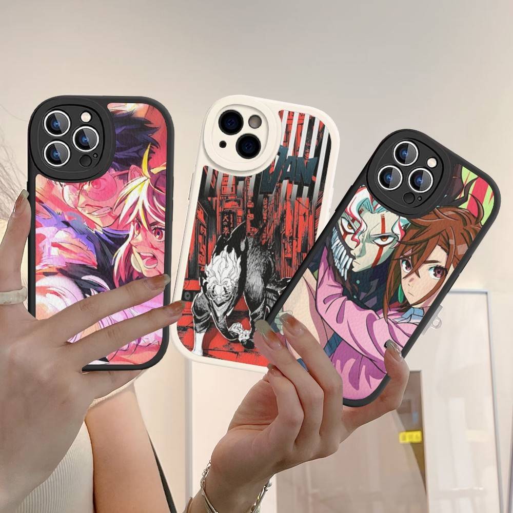 Hot Blooded Fantasy D-DandadanS Anime Phone Case For IPhone 16 15 14 13 12 11 Pro Max Plus Leather Soft Cover
