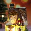 Christmas Decoration LED Miniature Building Set Ornaments
