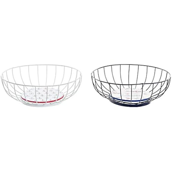 Corbeille à fruits - DKD HOME DECOR - Fruier - Métal et MDF - Multicolore - 28x28x10 cm