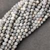 Amazing Matt Gray Map Jasper Natural Gemstone Beads, Loose Gemstone Beads, 6mm 8mm 10mm Smooth Round Beads.