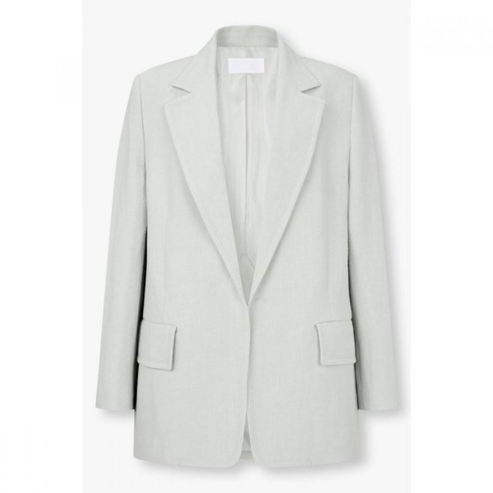 VOV Открытый жакет из смешанного льна 7115210301 light gray/S