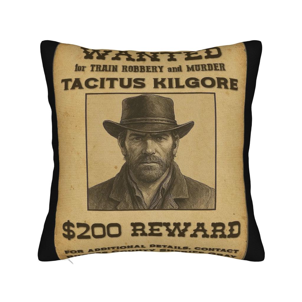 Arthur Morgan Pillowcase Soft Fabric Cushion Cover Decor  Throw Pillow Case Cover Chair Zippered 40*40cm