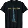 Burj Khalifa Dubai T Shirt Short Sleeve 100 Cotton Casual Tshirts Loose Top Size S3XL