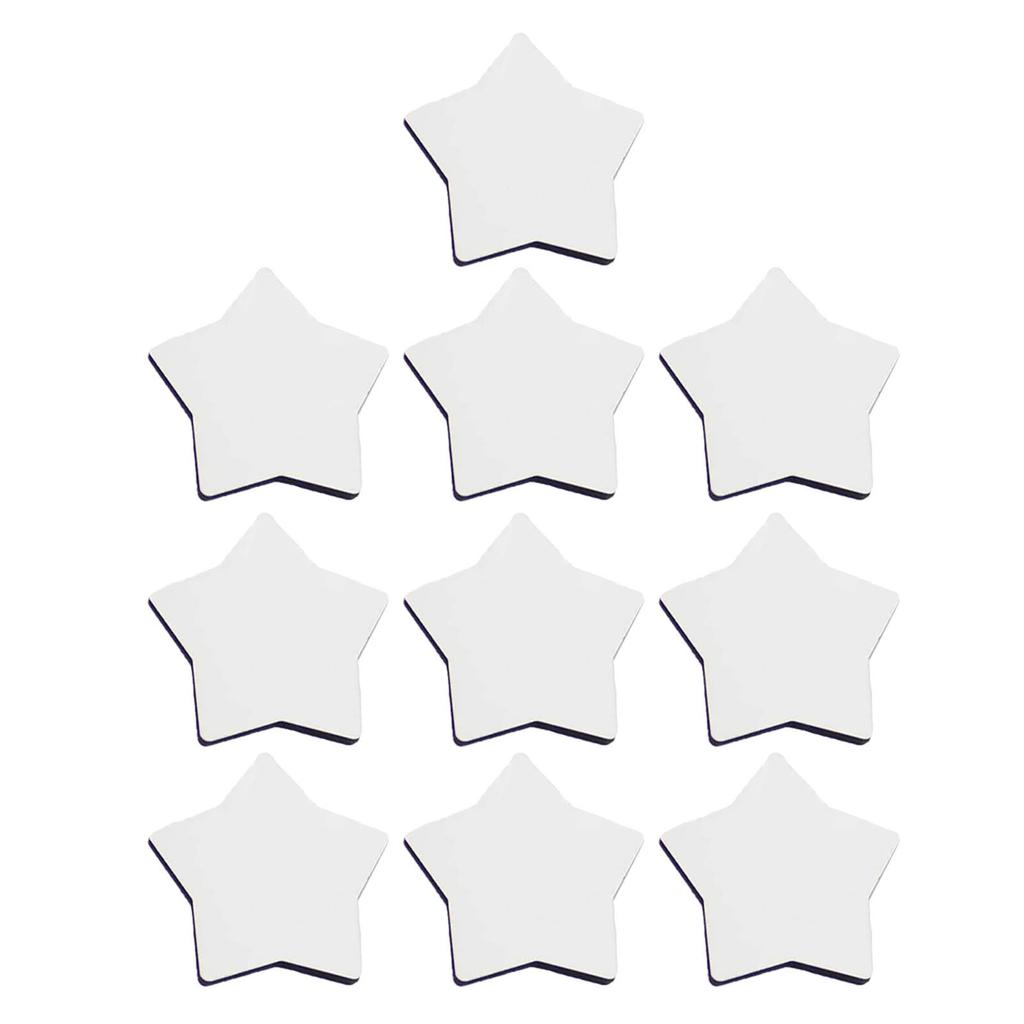 10pcs Customizable Souvenir Heat Transfer Blank Sublimation Blanks Fridge Magnet Stylish Decorations DIY Photo Magnets