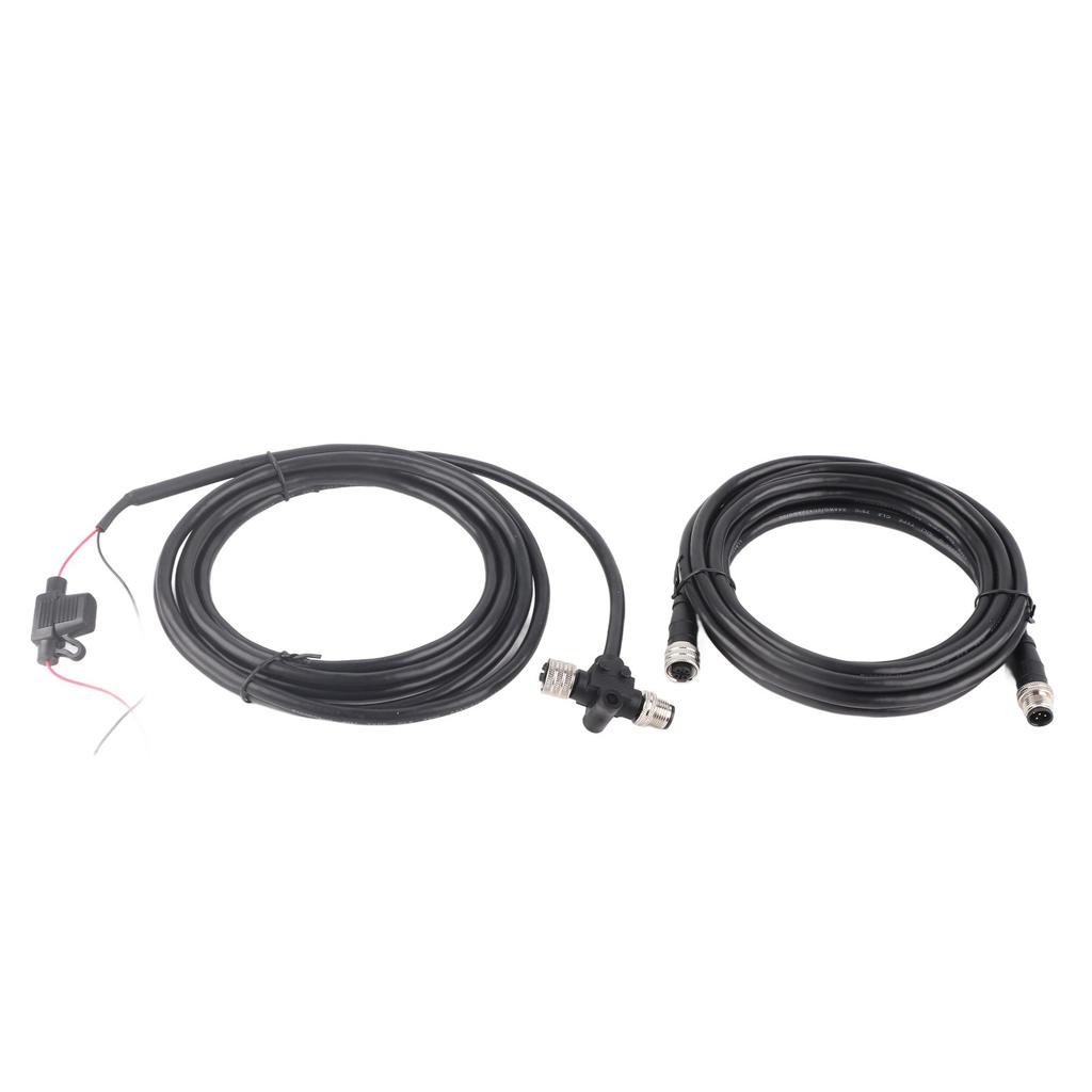 For NMEA2000 Starter Kit T Connector Power Cable Male Female Resistor 3 Port Adapter IP67 Waterproof for Garmin Networks