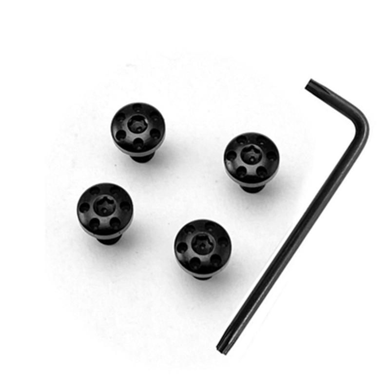 4pcs Grip Handle Screws with Key for 1911 Models Kublai Khan P4 DIY Making Replace Wood Guard Accessories Nails Parts Repair