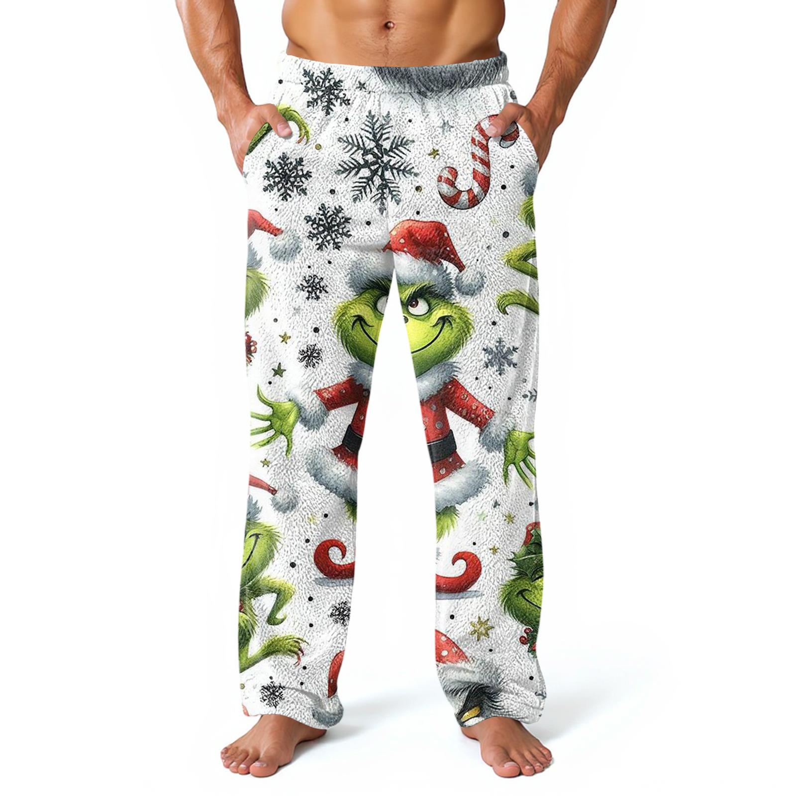 

Men s Allover Printed Home Pants Sleeping Pajama Pants Long Pants Pajama Pants L