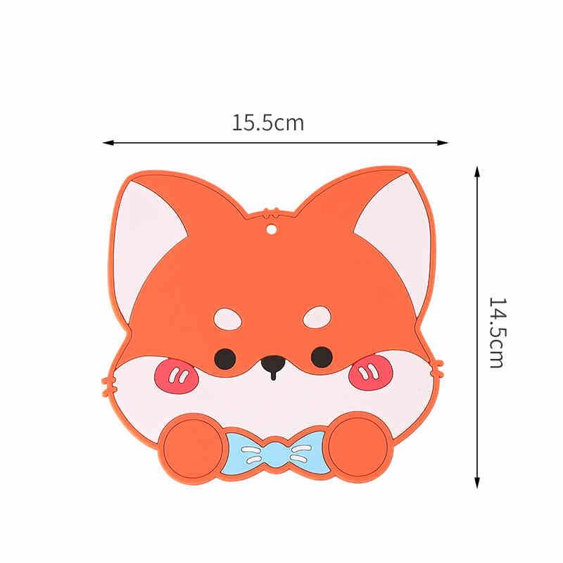 

Мультяшные подставки Милые силиконовые Нескользящие Термоизоляционные Маленький динозаврик Водонепроницаемый Защитник стола Кухонные предметы Аксессуары