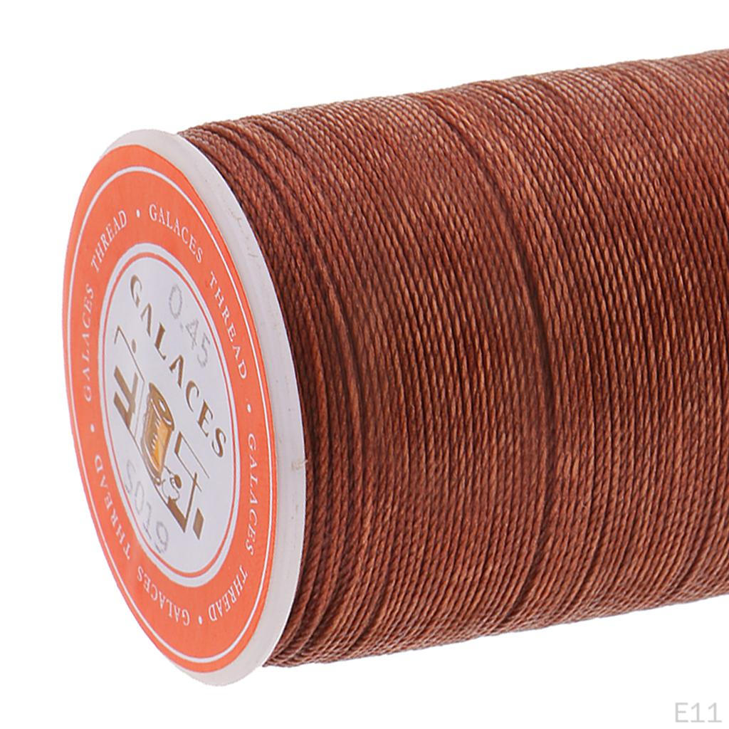 0,45mm Sewing Thread Leather Waxed Flat For Shoes Luggage,