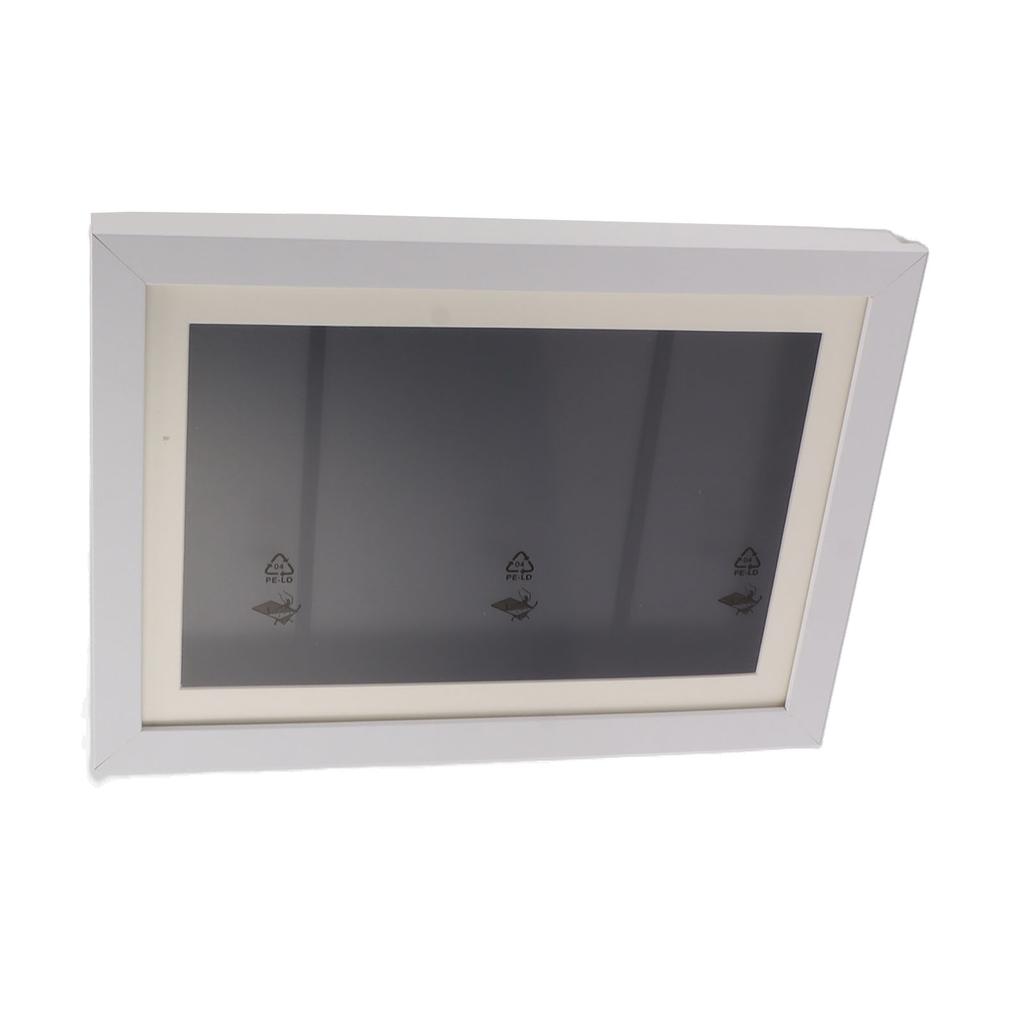 Kids Art Frame Density Board PS Magnetic Front Opening Changeable Artwork Display Frame Holds 50PCS Pictures for Crafts