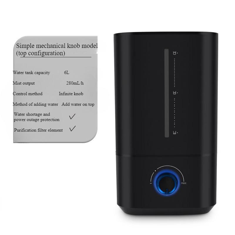 

220V Humidifier Dual Outlet Fog Port Intelligent Model With Water Addition And Large Capacity Humidifier
