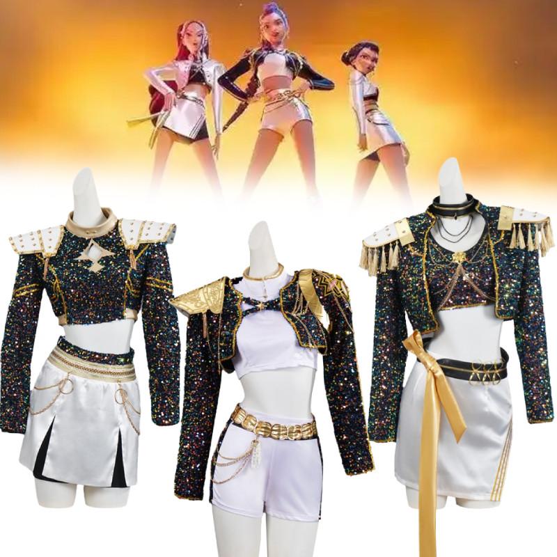Kpop Demon Hunters Cosplay Costume Dress Halloween Party Stage Performance Gift