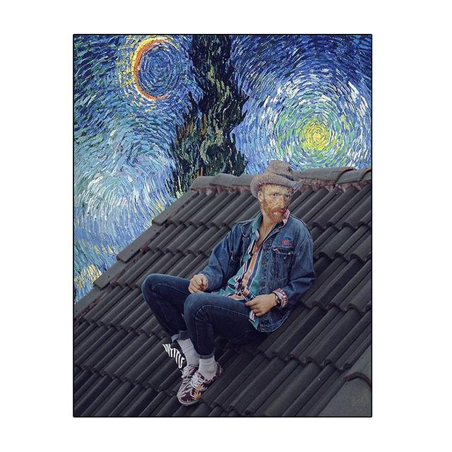 Funny art Canvas Art Paintings Poster And Print Abstract Wall Art Picture For living room home decoration No Frame