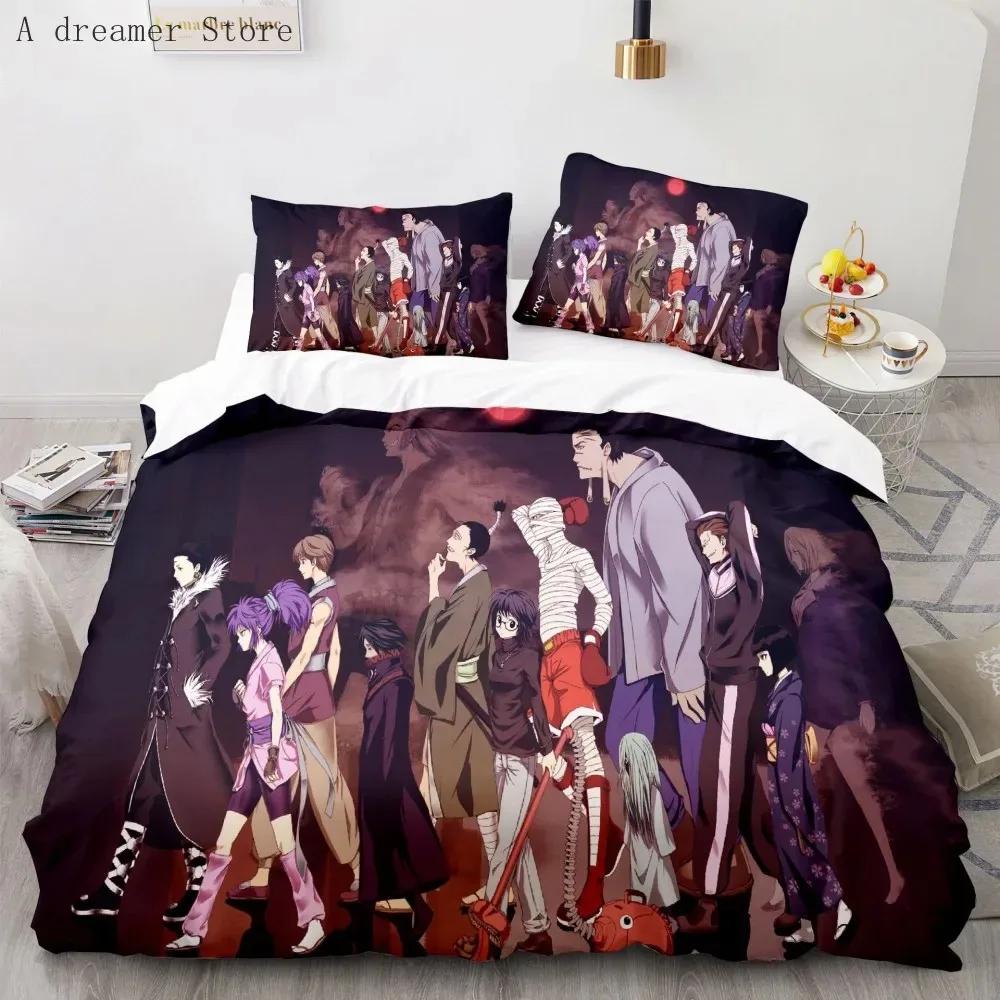 3d Hunter X Hunter Bedding Set Twin Full Queen Size Anime Bed Set Children Kids Duvet Cover Bedroom Home Decor