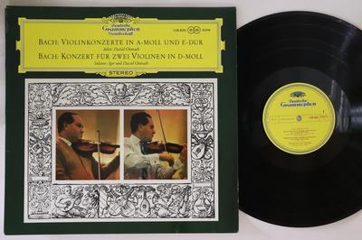 LP Record DAVID OISTRACH, IGOR OISTRACH - Bach: Violinkonzert In A-moll Und E 138820SLPM DEUTSCHE GRAMMO Germany Classical Used