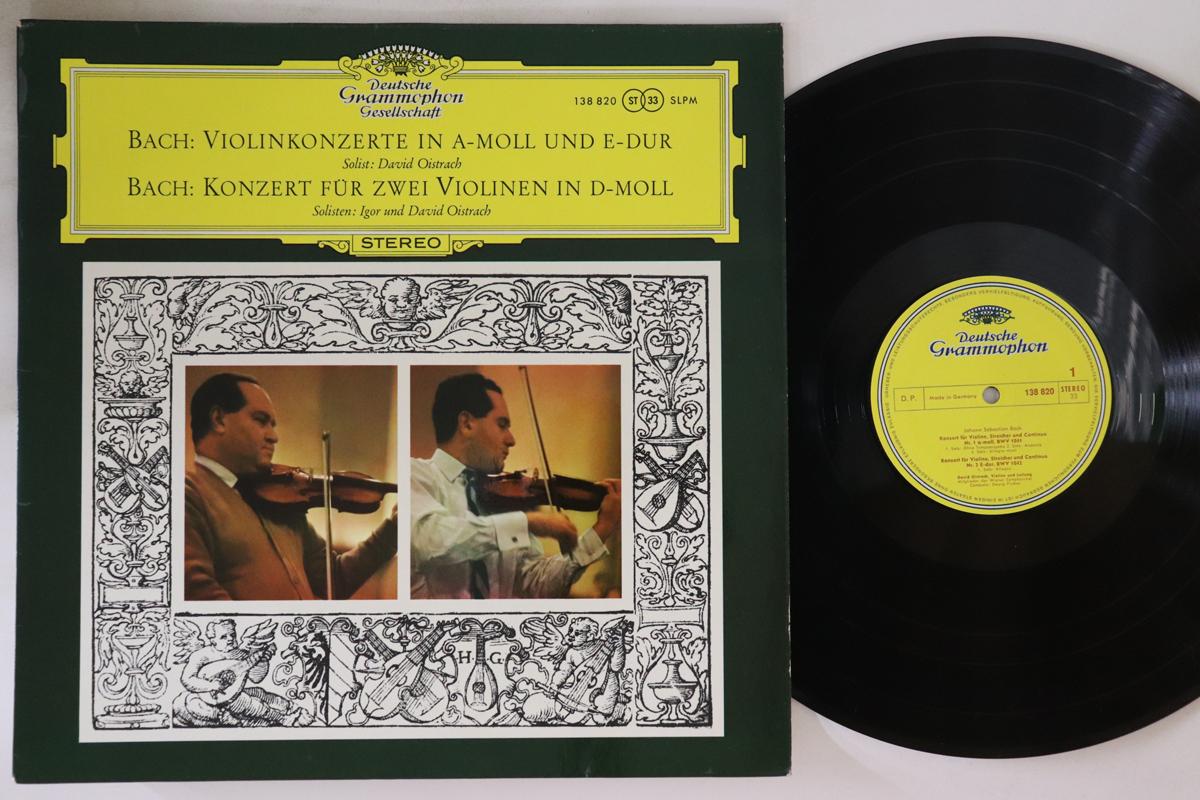 

LP Пластинка ДАВИД ОЙСТРАХ, ИГОРЬ ОЙСТРАХ - Бах: Скрипичный концерт ля минор и E 138820SLPM DEUTSCHE GRAMMO Германия Классика Б/У