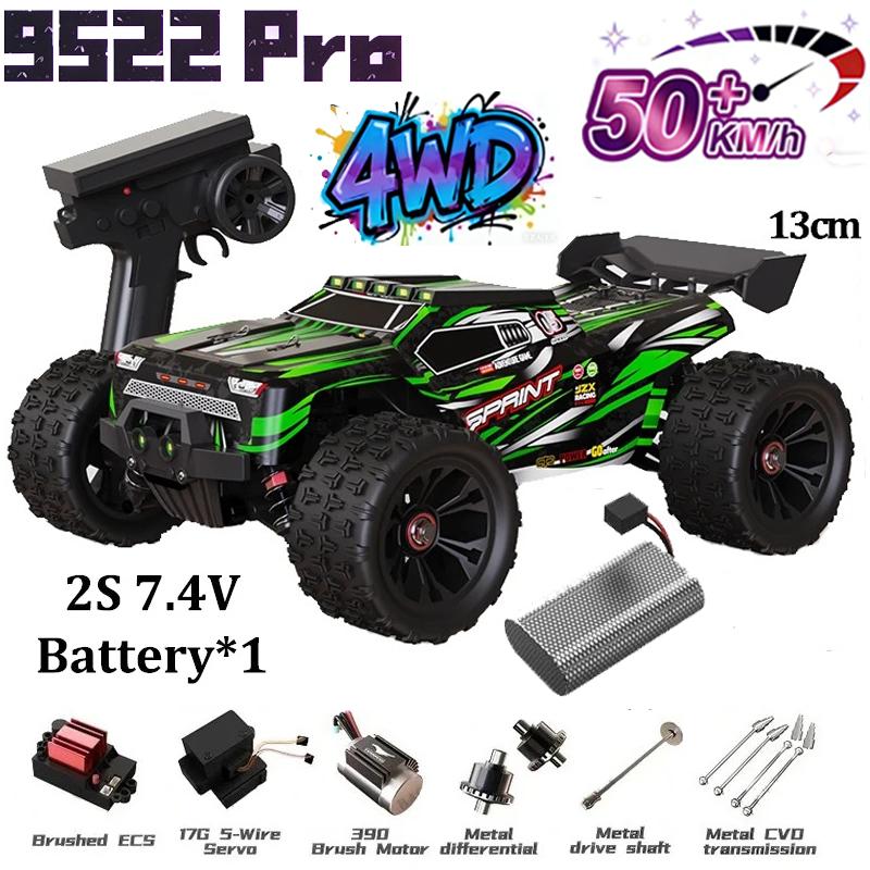 

WLtoys 9522 pro 1:16 4WD Brushless Professional Racing Car 85km/h Remote Control Off-Road Drifting RC Car for Road And Off-Road