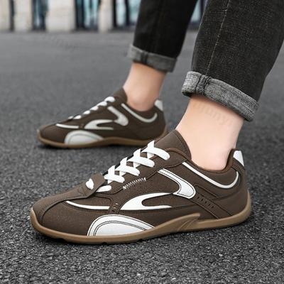 Chaussures de Course d'Extérieur Mode Homme 2025 Printemps Automne Nouveauté Lacets Croisés Antidérapantes Baskets Décontractées Légères Confortables Chaussures Vulcanisées