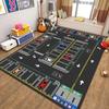 City Map Traffic Game Carpet Children's Carpet Crawling Mat