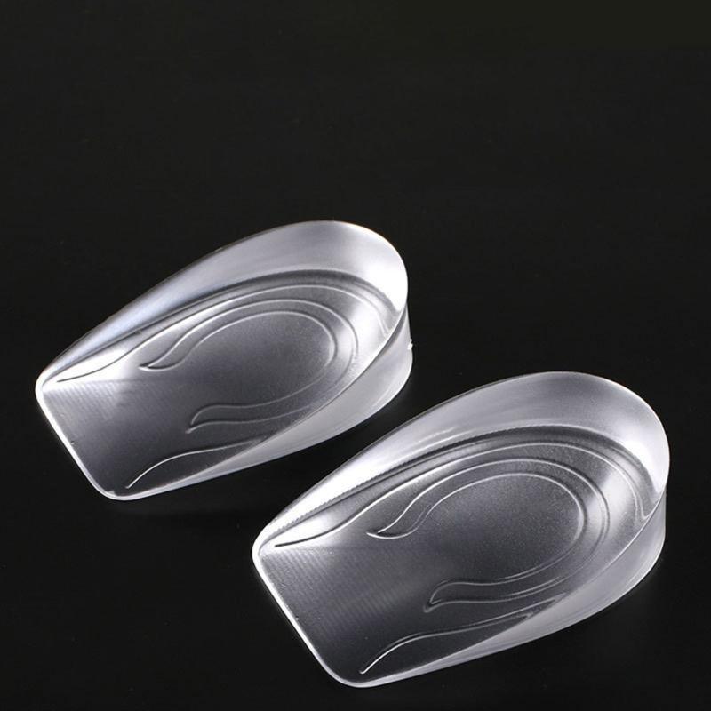 Gel Heel Spurs Insoles for Flat Feet and High Arch Relief Invisible Height Increase Pads Heel Cushions Inserts for Shoes