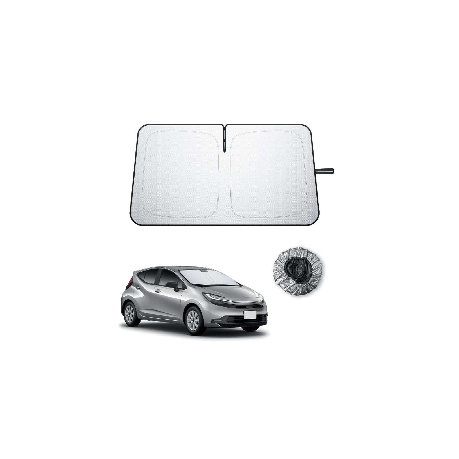 

BIBIBO 2026 Newly Improved Toyota Aqua MX Series Dedicated Sunshade for Sun Protection Easy Installation and Foldable Storage Bag Aqua Accessory Parts